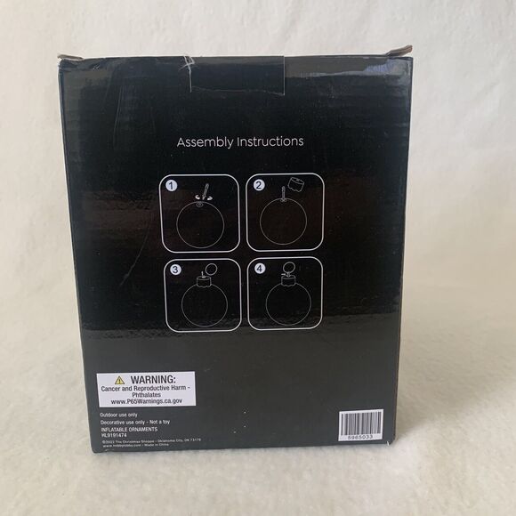 The Christmas‎ Shoppe Extra Large Inflatable Ornament Please Message Before Buy - Picture 6 of 11